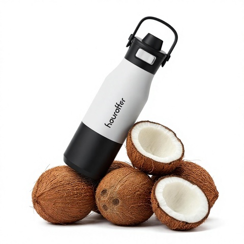 304 Stainless Steel Bottle with Dual-Use Lid