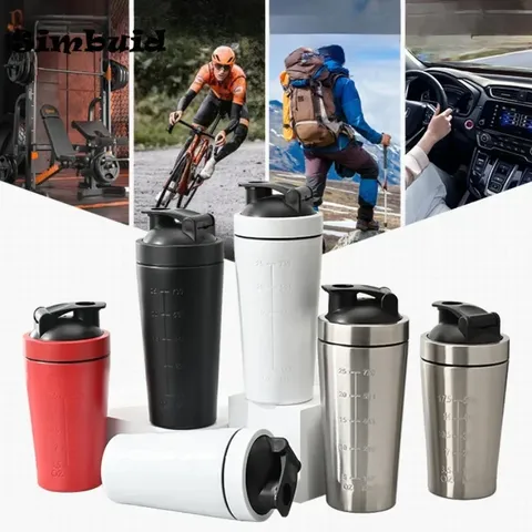 500/750 ml Stainless Steel Protein Shaker Bottle