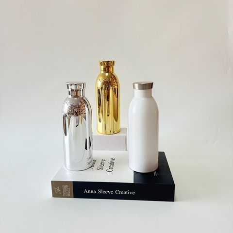 500 ml Electroplated 304 Stainless Steel Sports Bottle
